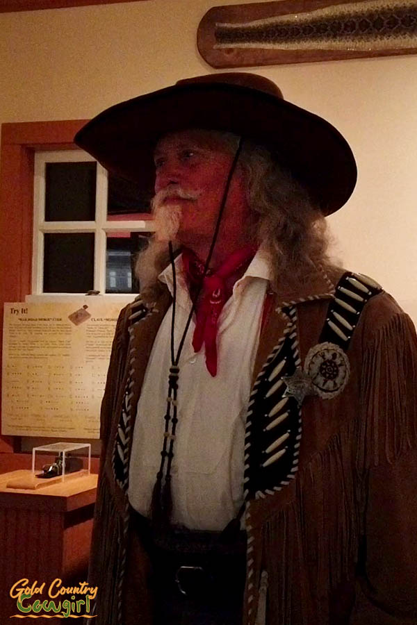 "Buffalo Bill" during Pioneer and Ranching Crafts Day at Museum of South Texas History
