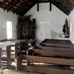 La Lomita Chapel interior back