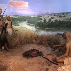 early inhabitants exhibit