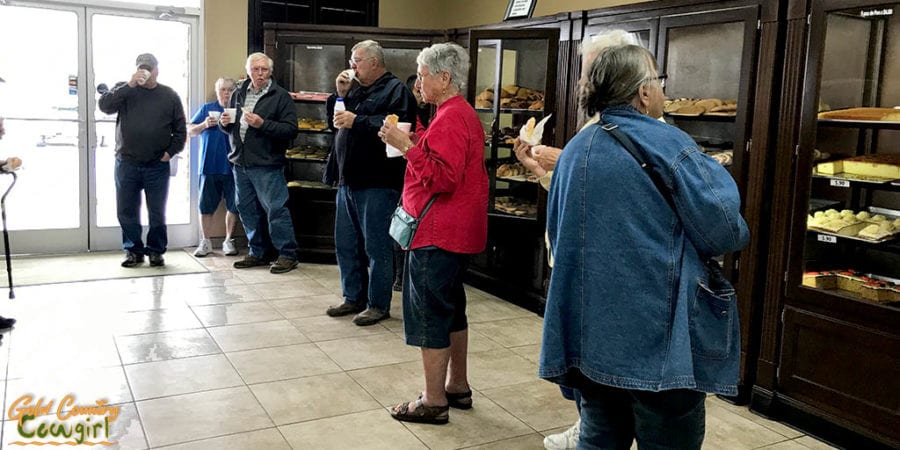 Rio Grande Valley farm tour group in bakery