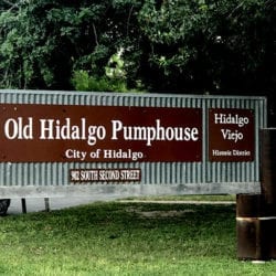 Hidalgo Pumphouse sign