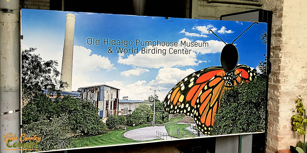 Museum and birding center photo op sign