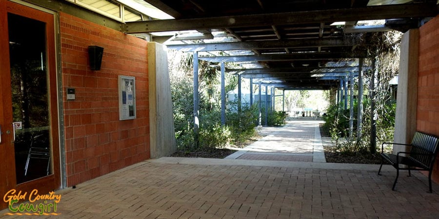 group hall area and walkway at Bentsen-Rio Grande Valley State Park