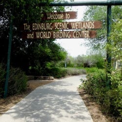 Edinburg Scenic Wetlands welcome sign
