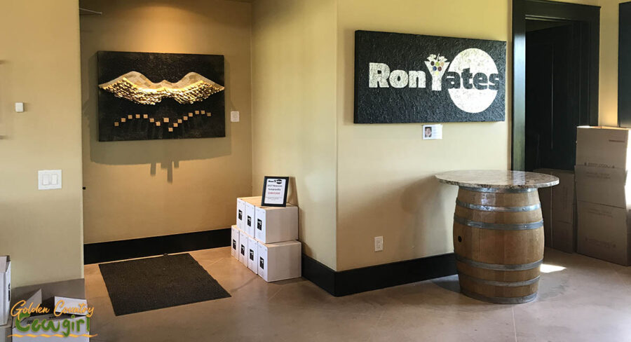 Interior of Ron Yates, one of Fredericksburg's best wineries