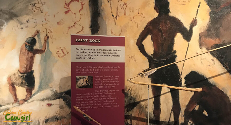 Paint Rock depiction at Frontier Texas!