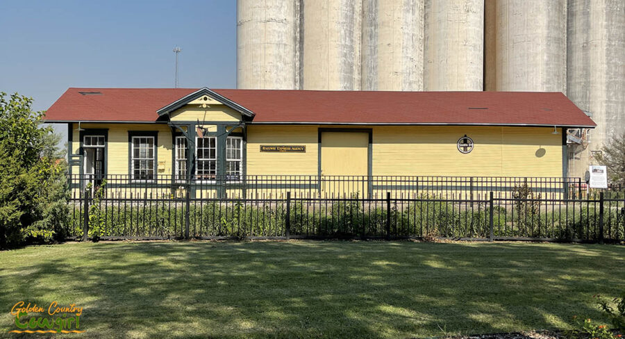 Kress Depot at Lehnis Railroad Museum in Brownwood, Texas