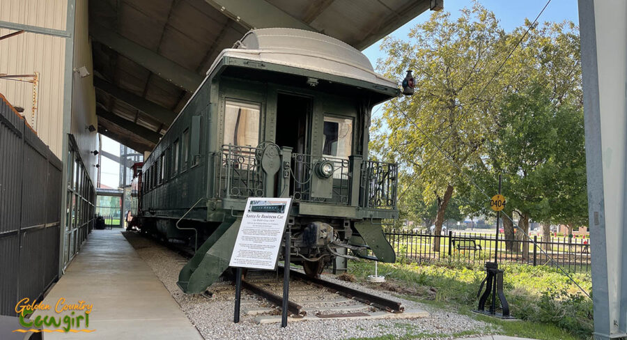 Pullman Superintendent's Car at the Lehnis Railroad Museum in Brownwood, Texas