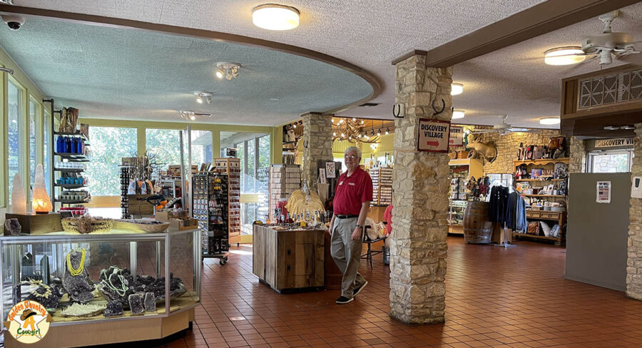gift shop at Natural Bridge Caverns