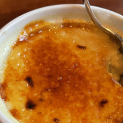 The Turtle creme brulee