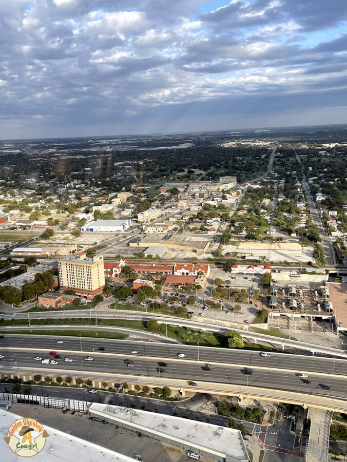 Tower of the Americas, the tallest tower in Texas at 750 feet, provides amazing views of San Antonio. 