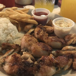 Chuy's Red Snapper grilled frog legs 2