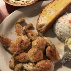 Chuy’s Red Snapper grilled frog legs