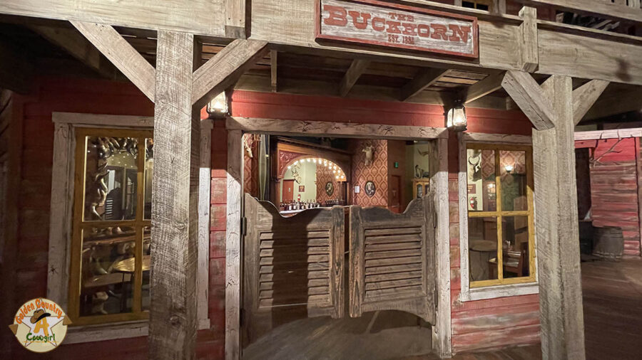 Replica of the Buckhorn Saloon in Ranger Town in the Texas Ranger Museum