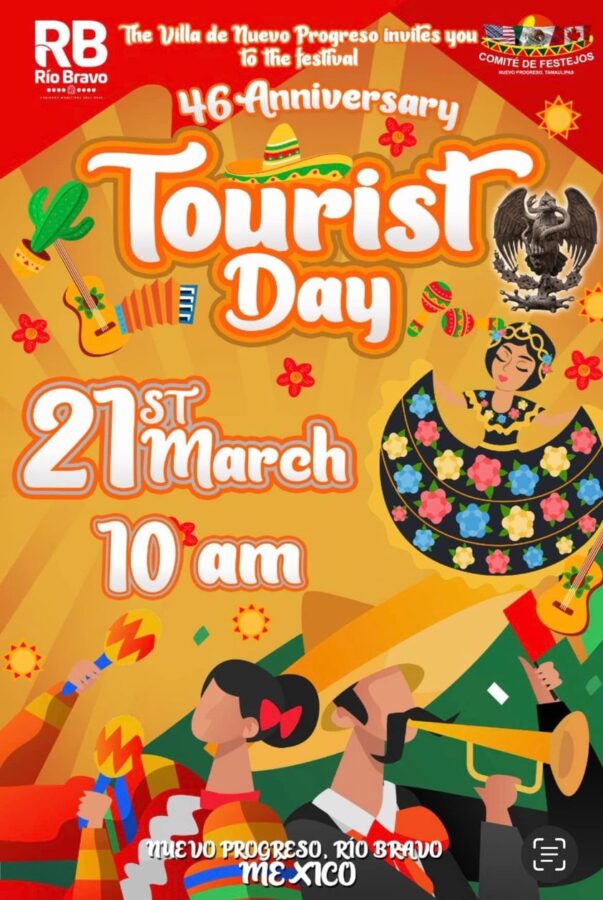 Flyer for Tourist Day in Nuevo Progreso