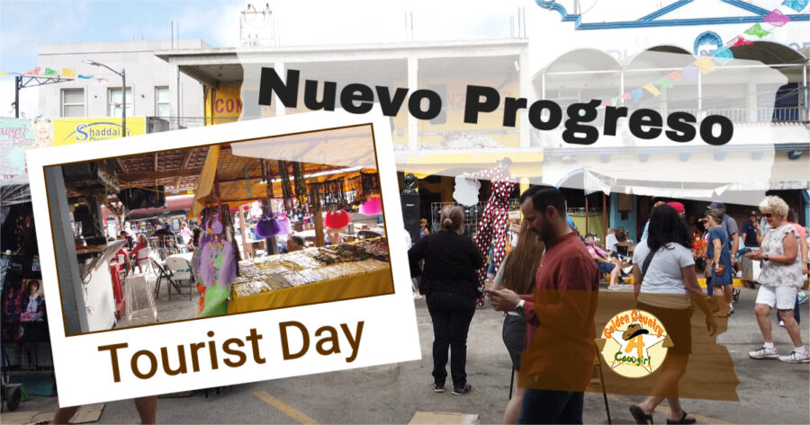 Street scenes in Nuevo Progreso on Tourist Day