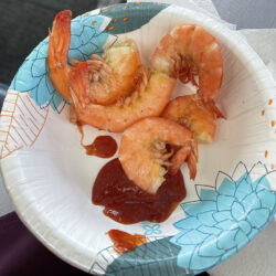 wild-caught gulf shrimp on the Port of Brownsville Fiesta Cruise