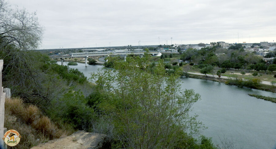 view of the Rio Grande from the overlook at Roma Bluffs World Birding Center location