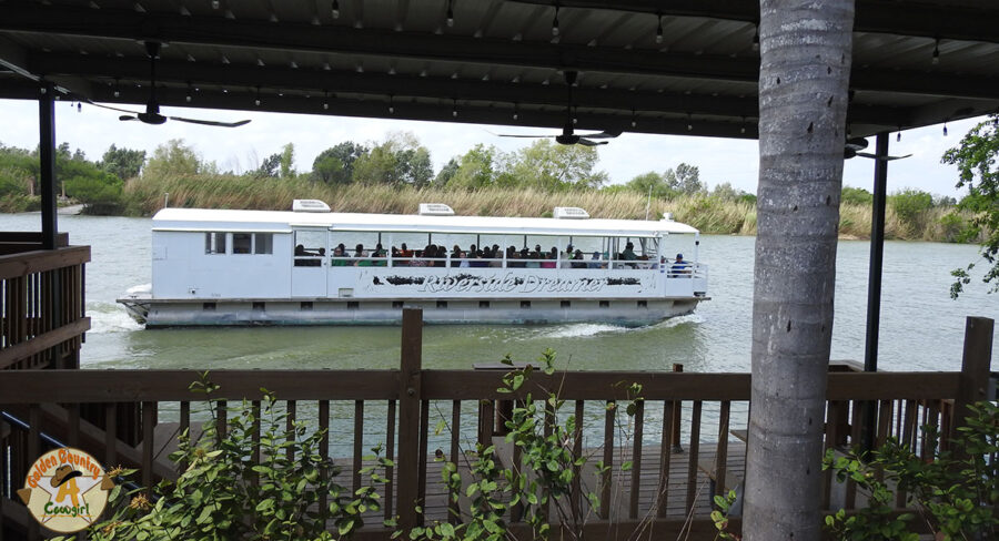 Riverside Dreamer, a Rio Grande Valley hidden gem, from the deck of the restaurant