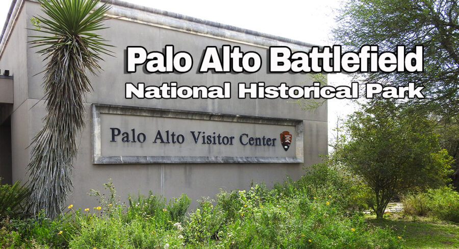 Front of the visitor center at Palo Alto Battlefield.