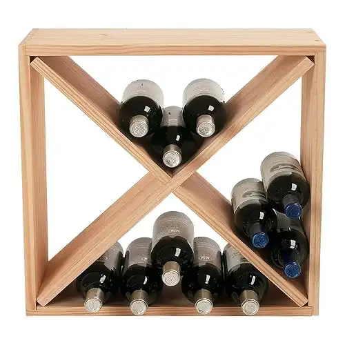 Wine Enthusiast 24 Bottle Compact Cellar Cube Bottle Storage & Display