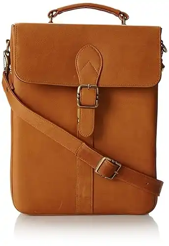 David King & Co. Deluxe Double Wine Bottle Carrier, Tan, One Size