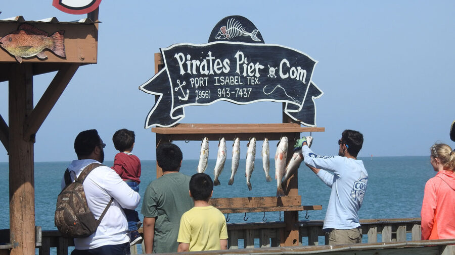 Pirates Landing Fishing Pier in Port Isabel, TX