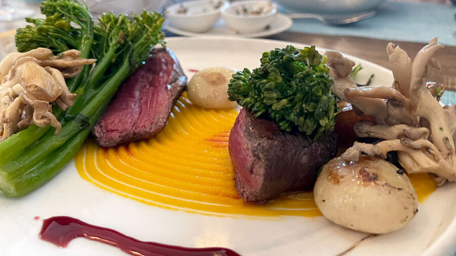 Venison dinner at F&B SPI